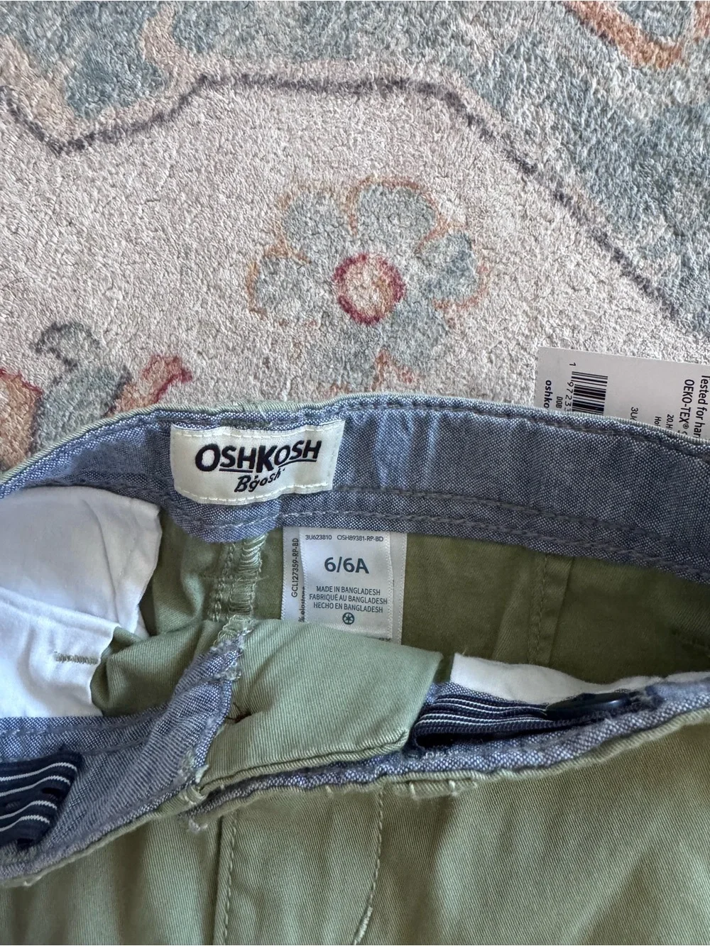 OshKosh Olive Green Shorts NWT